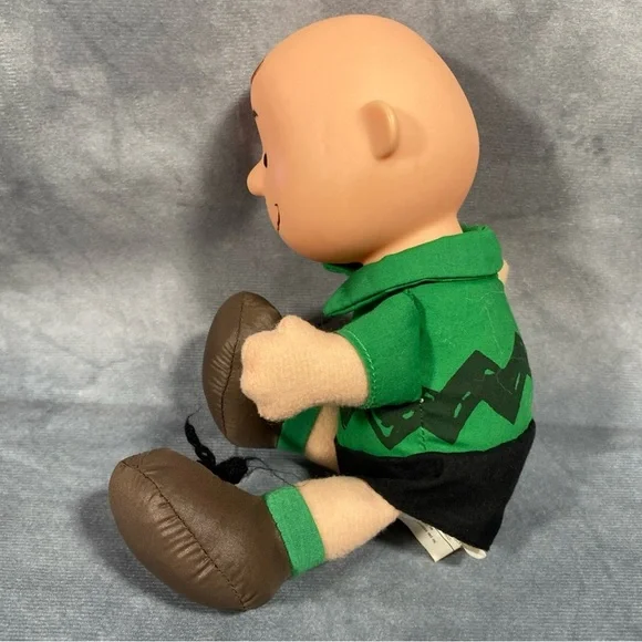 1993 CHARLIE BROWN PLUSH Peanuts McDonald's‎ Doll Vintage 10" - Picture 3 of 7